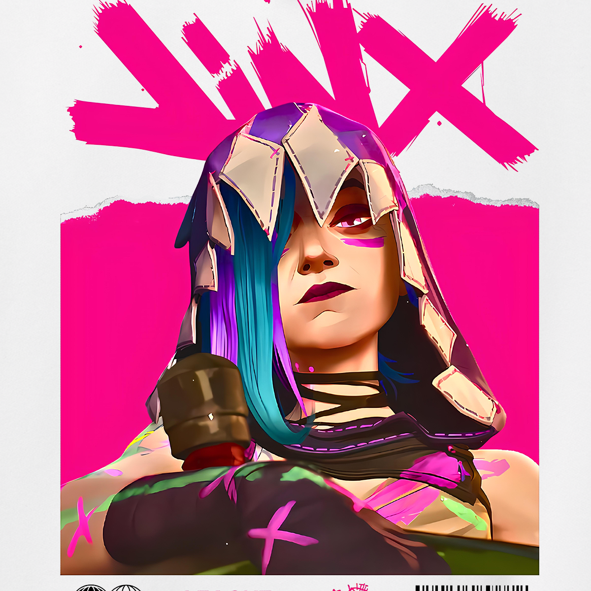 Felpa Arcane - Pink Jinx