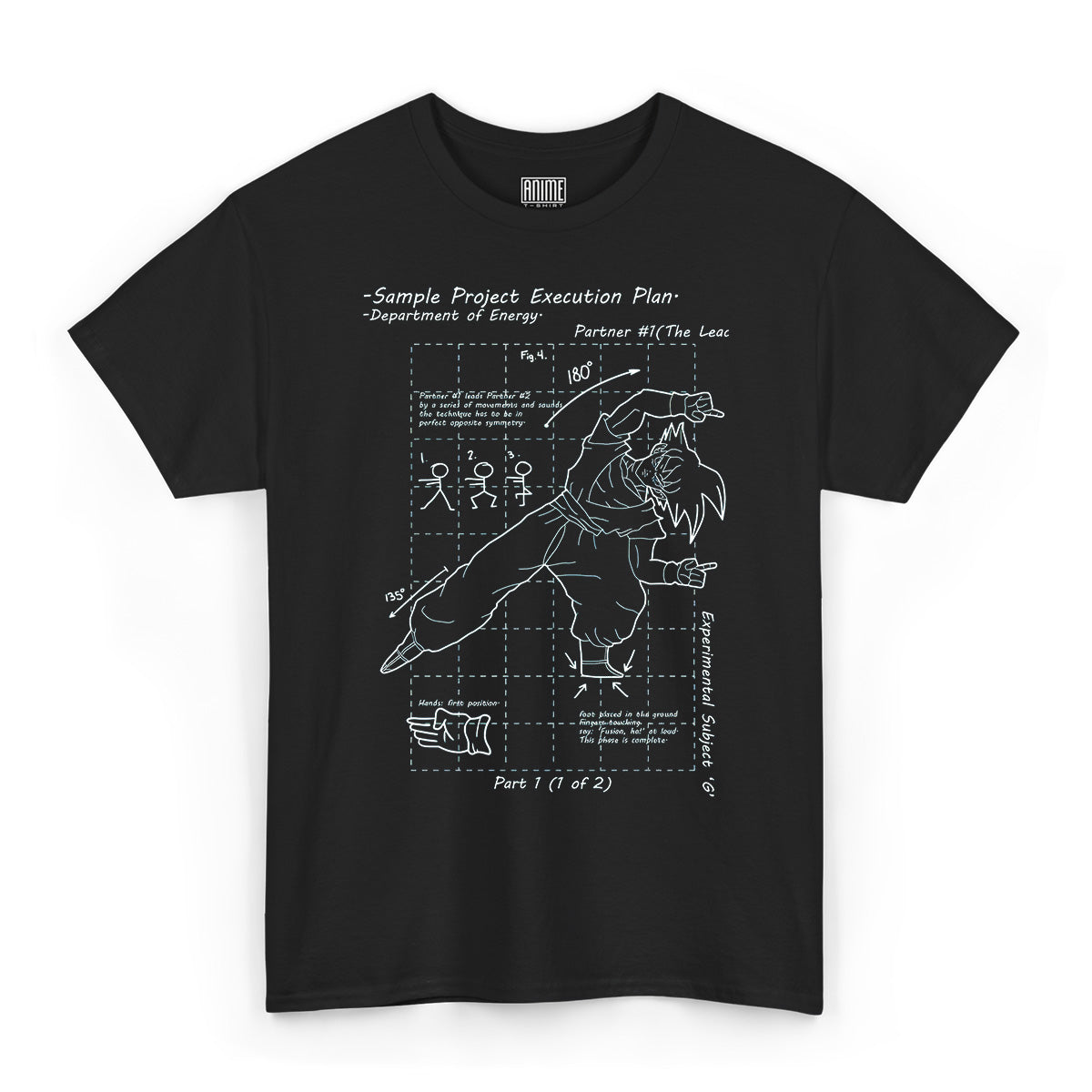T-shirt Dragon Ball - Fusione Sinistra