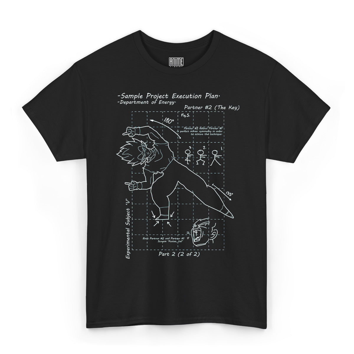 T-shirt Dragon Ball - Fusione Destra