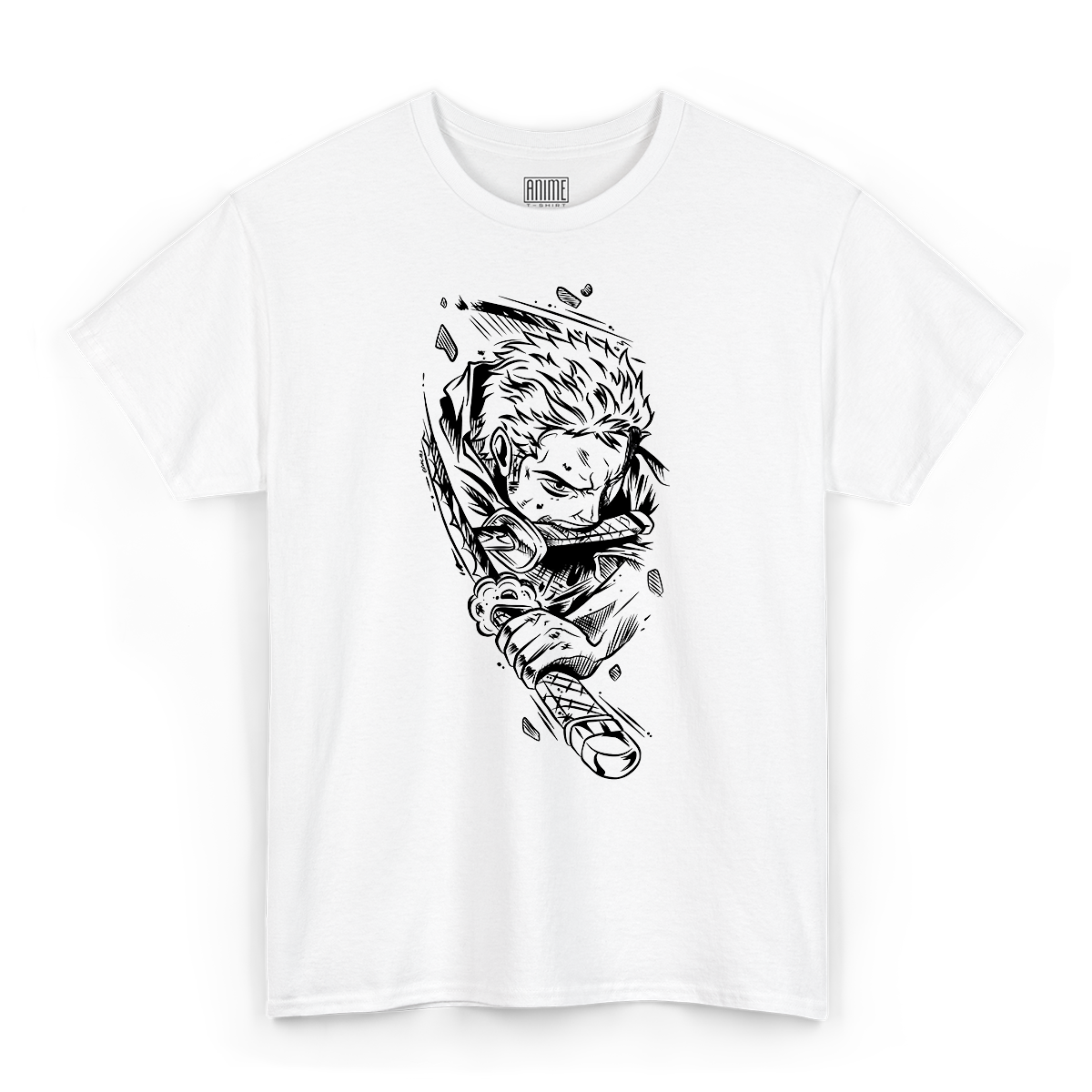 T-shirt One Piece - White Zoro