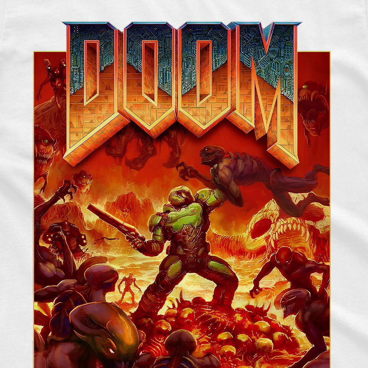 T-shirt Doom - Doom Alien