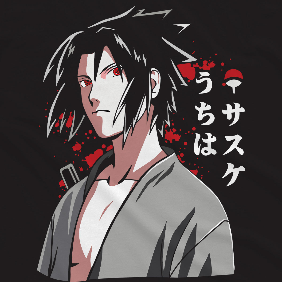 T-shirt Naruto - Sasuke