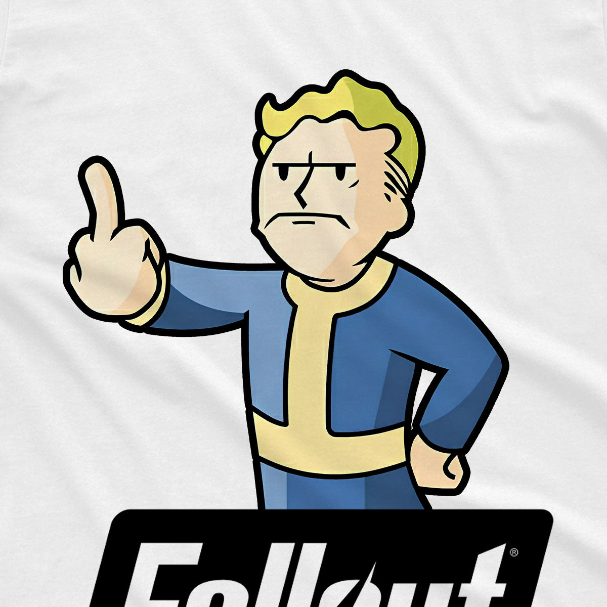 T-shirt Fallout - Vault boy Fuck