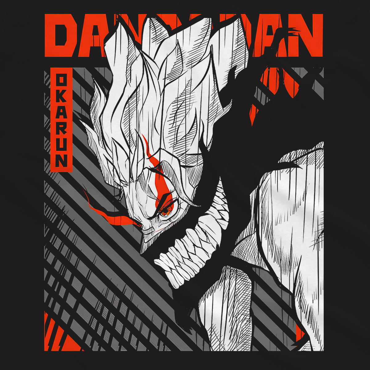 T-shirt DanDaDan - Okarun