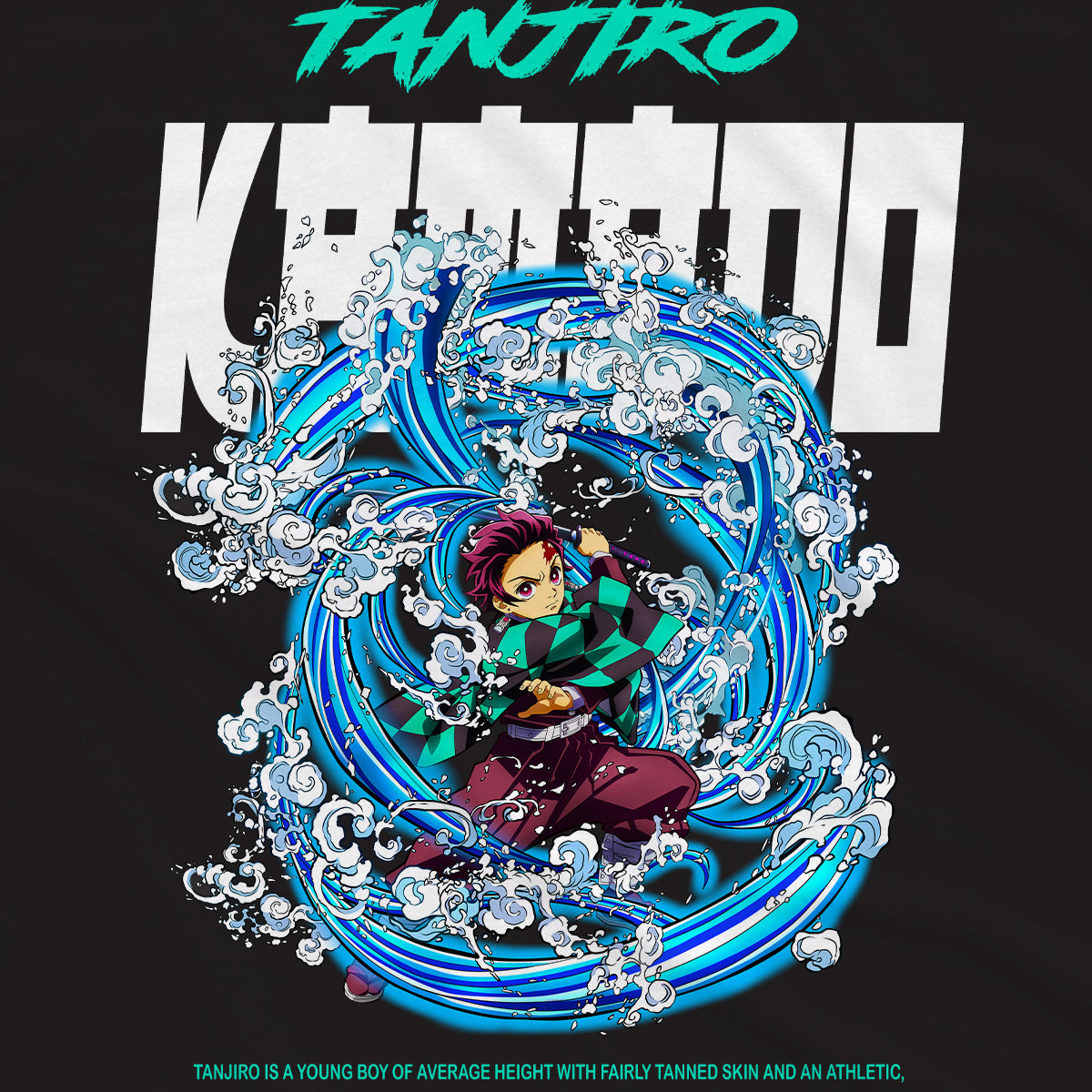 T-shirt Demon Slayer - Tanjiro Kamado