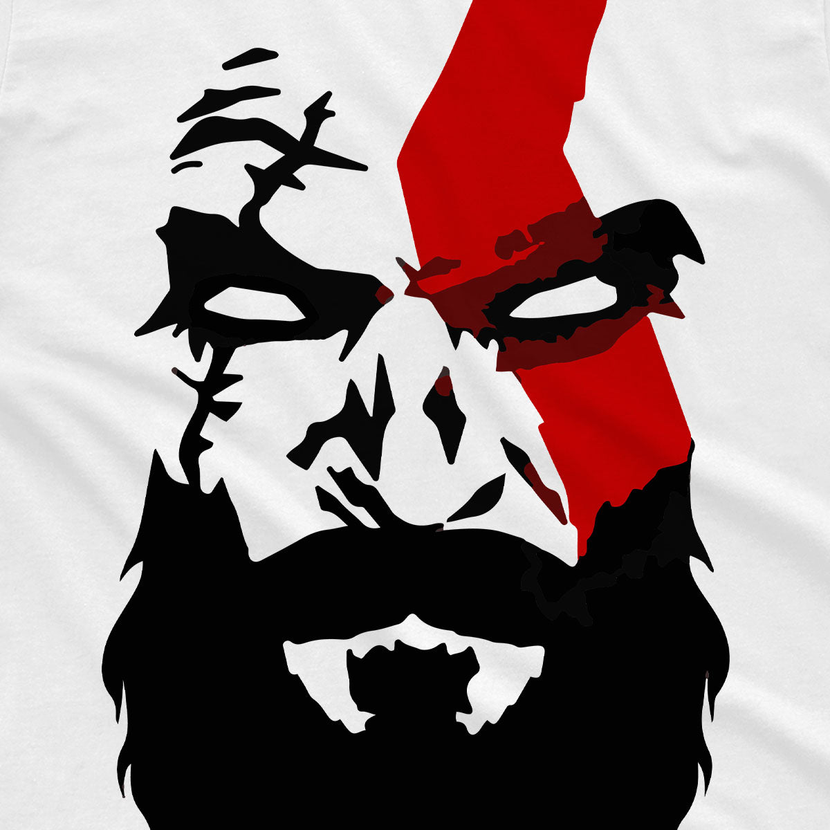 T-shirt God Of War - Kratos Face