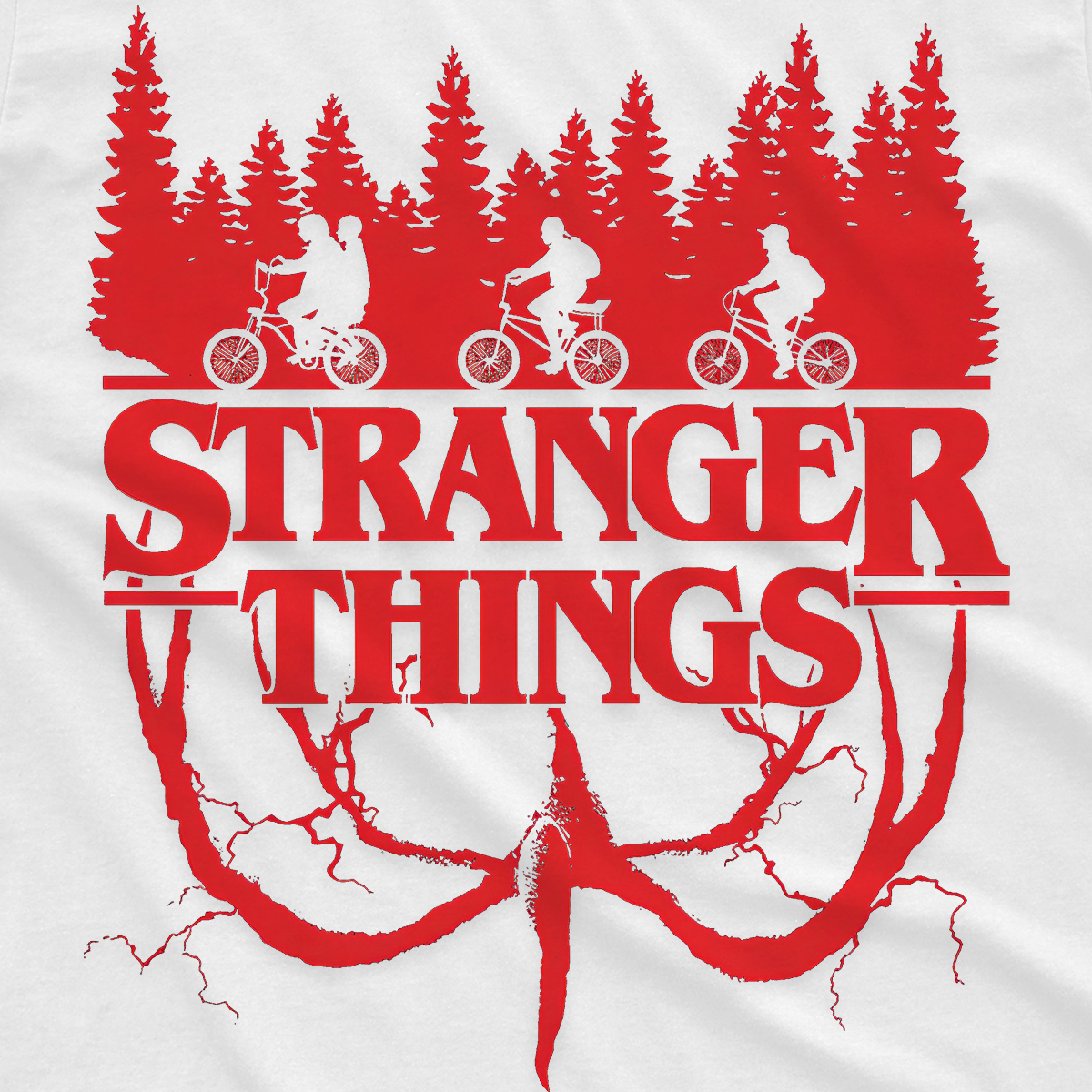 T-shirt Stranger Things - Mind Flayer