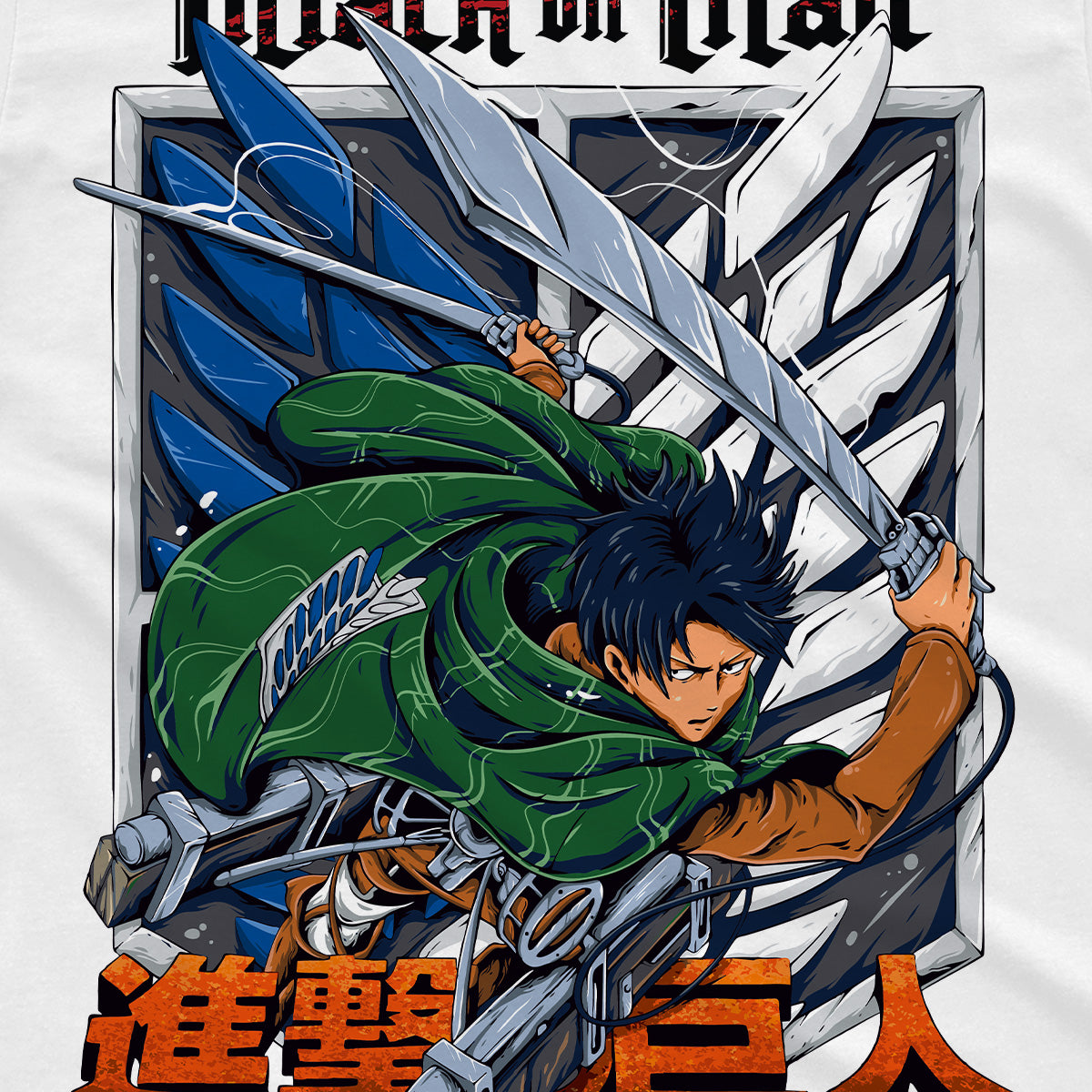 T-shirt Attack on Titan - Levi Ackerman
