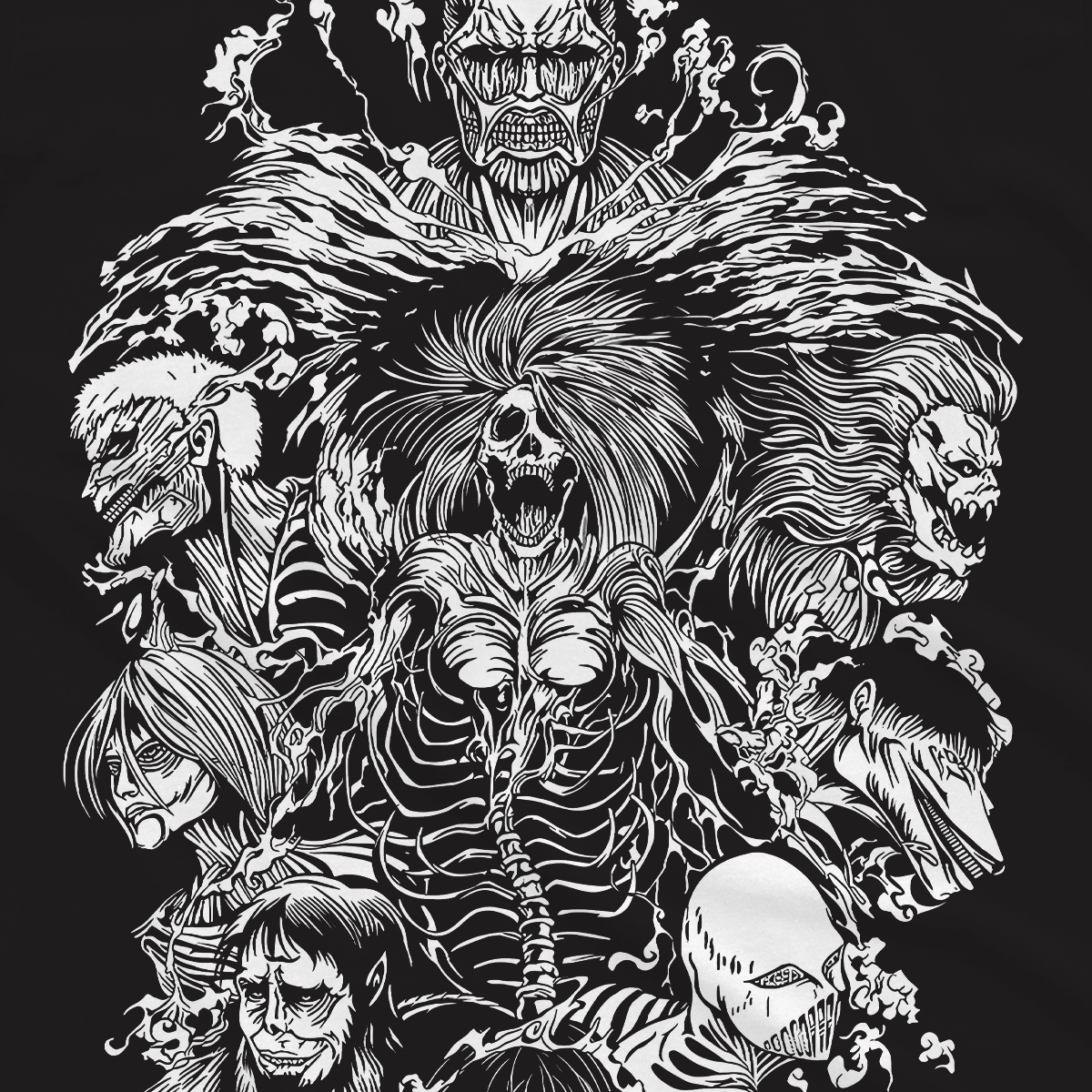 T-shirt Attack on Titan - Titani