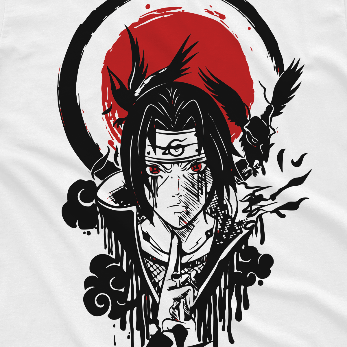 T-shirt Naruto - Itachi Corvo