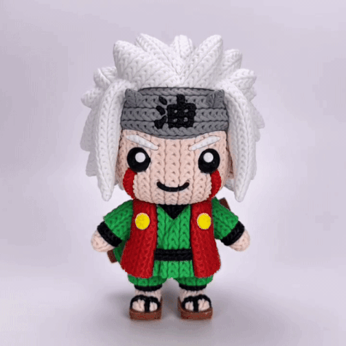 Naruto - Jiraiya - Amigurumi 3D