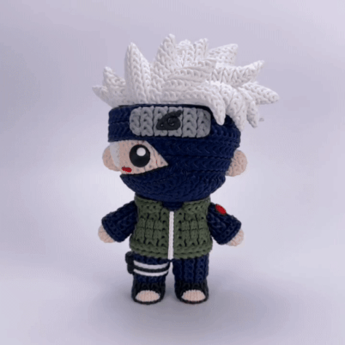 Naruto - Kakashi - Amigurumi 3D