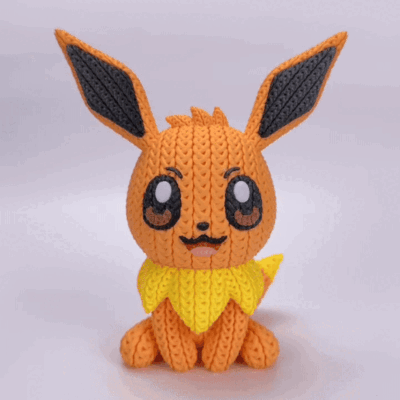 Pokemon - Eevee - Amigurumi 3D