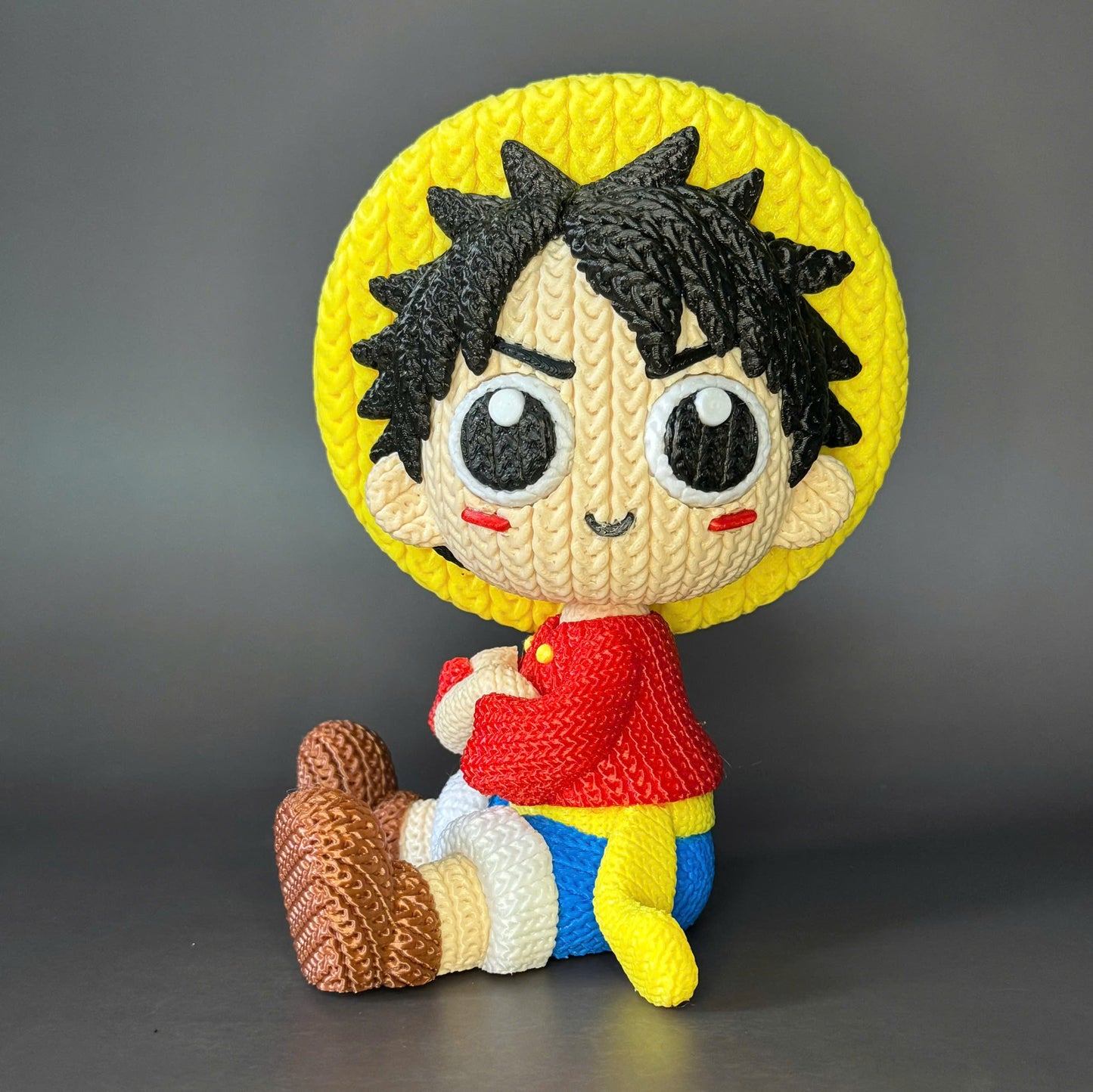 One Piece - Luffy - Amigurumi 3D