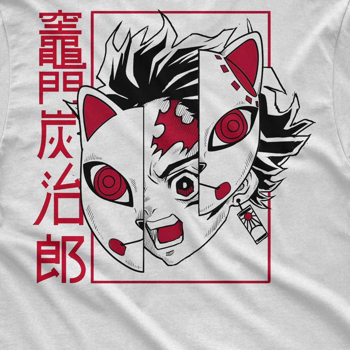 T-shirt Demon Slayer - Tanjiro Mask