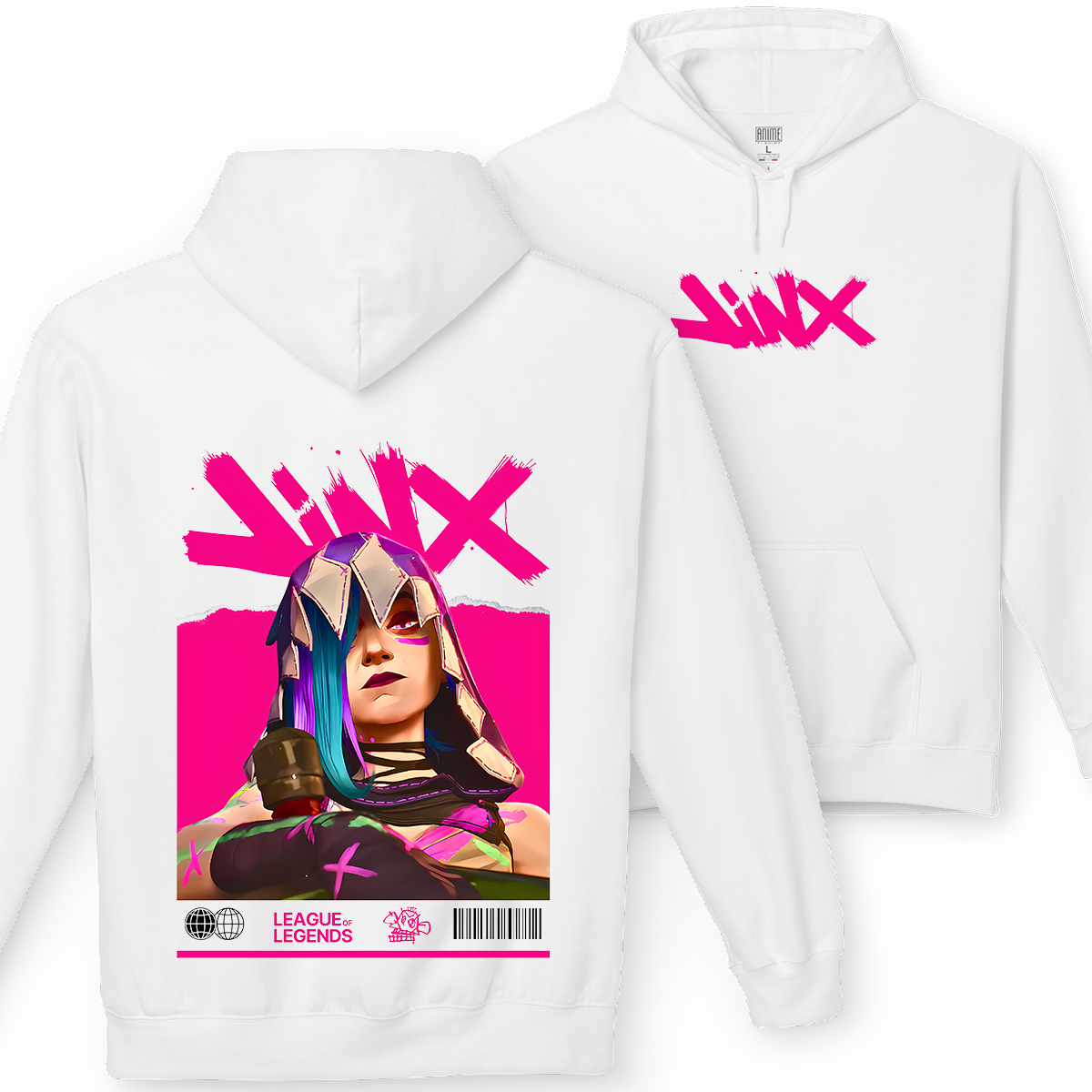 Felpa Arcane - Pink Jinx