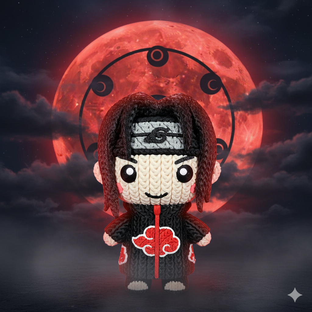 Naruto - Itachi - Amigurumi 3D