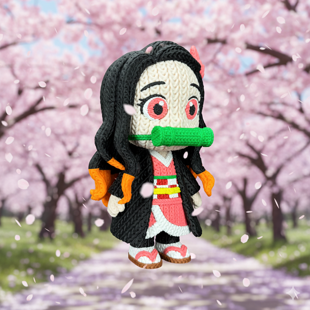 Demon Slayer - Nezuko - Amigurumi 3D