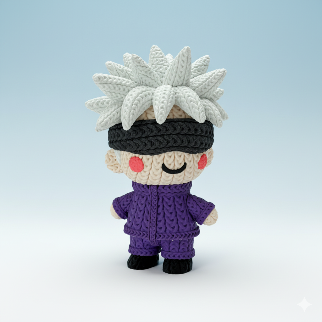 Jujutsu kaisen - Gojo - Amigurumi 3D