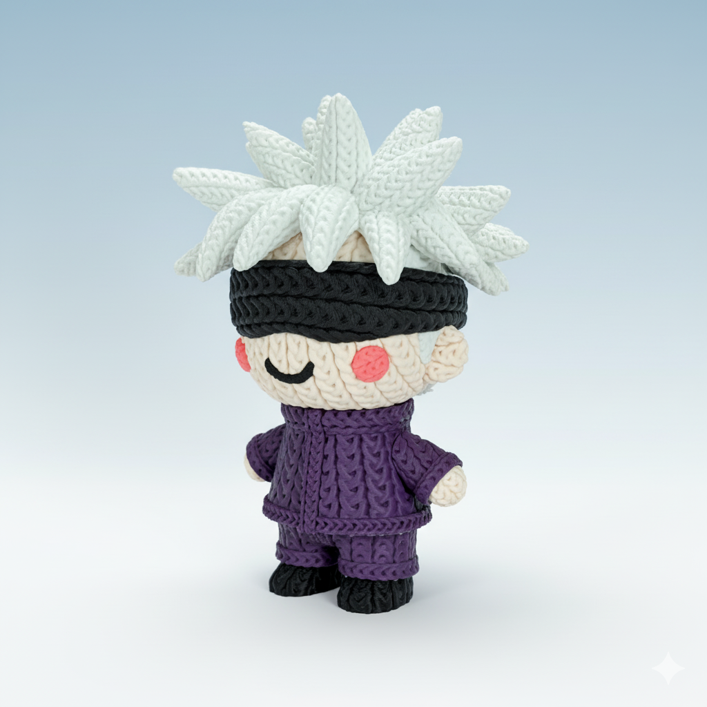 Jujutsu kaisen - Gojo - Amigurumi 3D