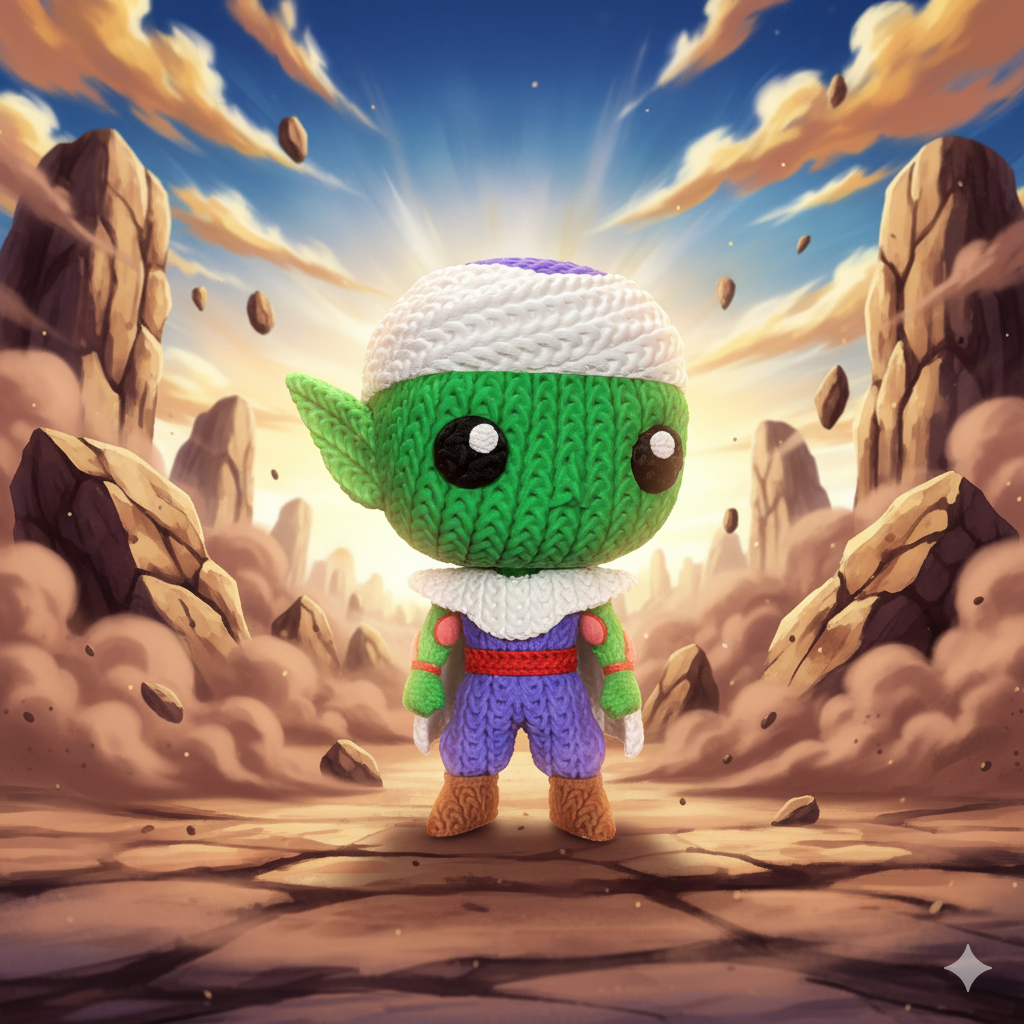 Dragon Ball - Piccolo - Amigurumi 3D