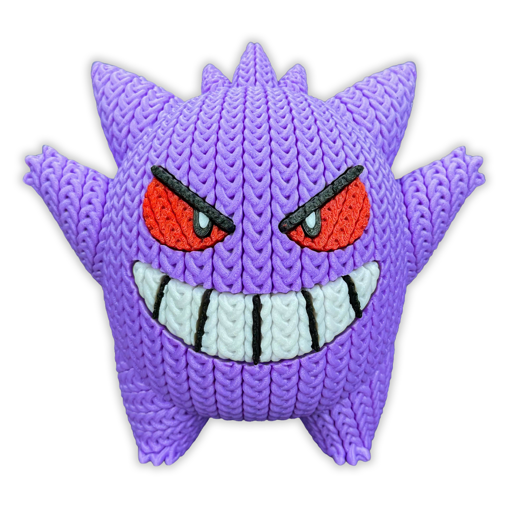 Pokemon - Gengar - Amigurumi 3D
