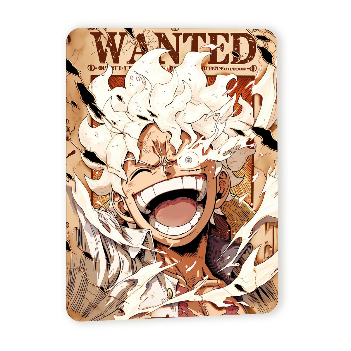 Poster in Alluminio One Piece - Wanted Gear Five