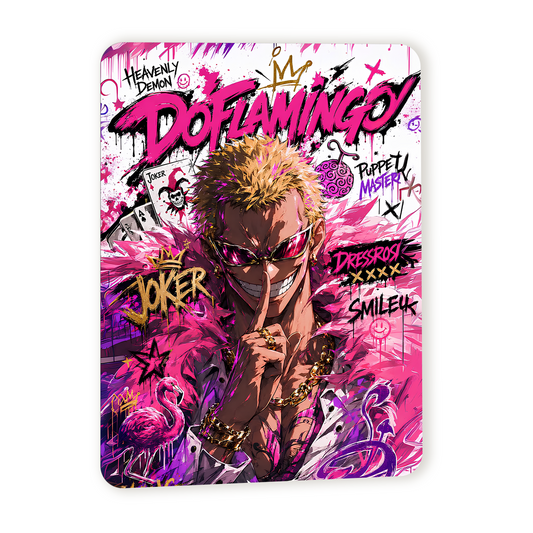 Poster in Alluminio One Piece - Doflamingo Joker
