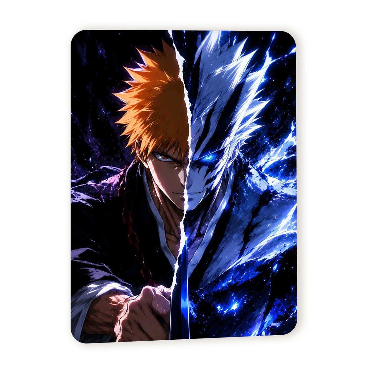 Poster in Alluminio Bleach - Ichigo Dual Face