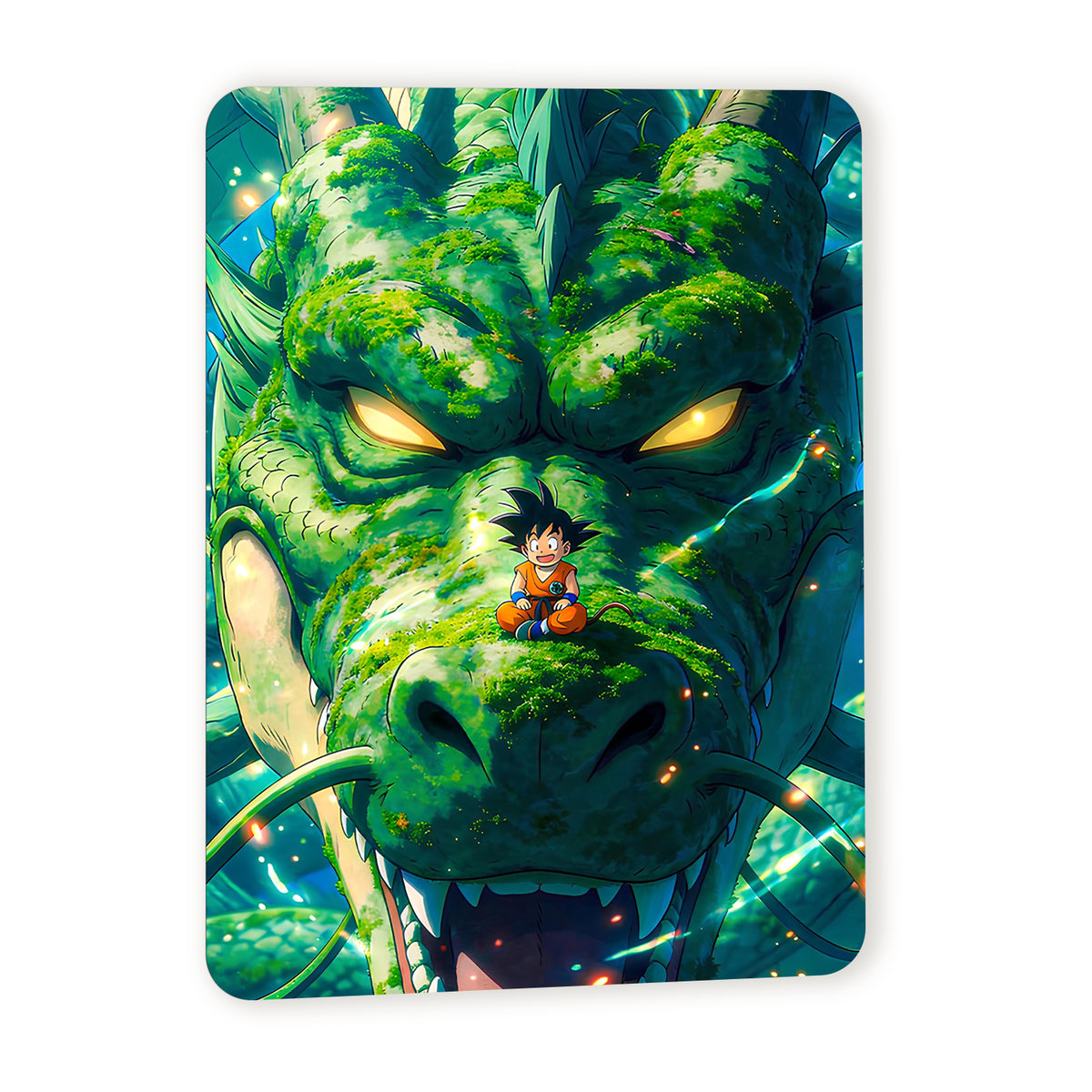 Poster in Alluminio Dragon Ball - Goku & Shenron