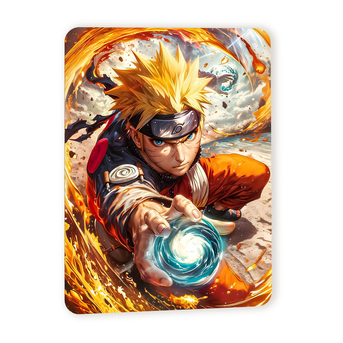 Poster in Alluminio Naruto - Rasengan