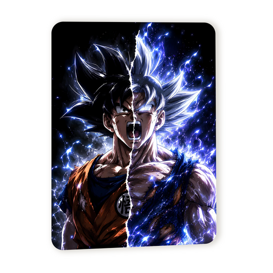 Poster in Alluminio Dragon Ball - Goku Dual Face