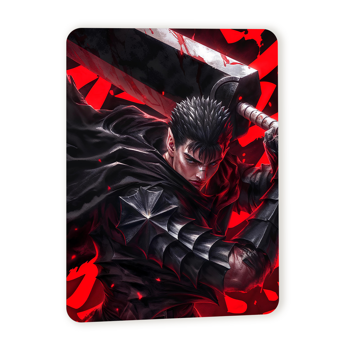 Poster in Alluminio Berserk - Guts Sworld