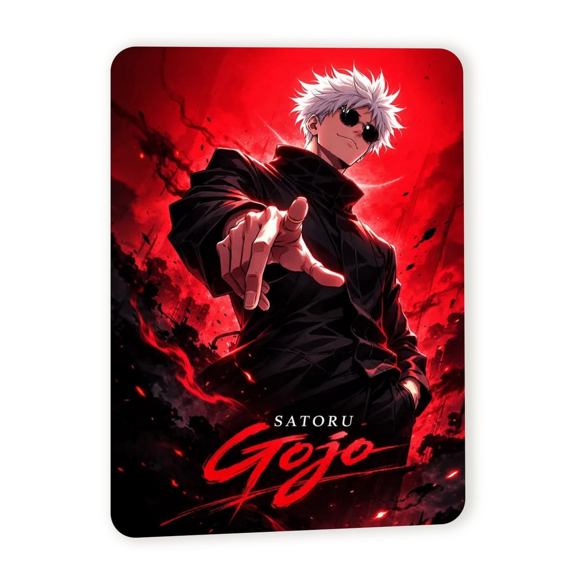 Poster in Alluminio Jujutsu Kaisen - Gojo Red