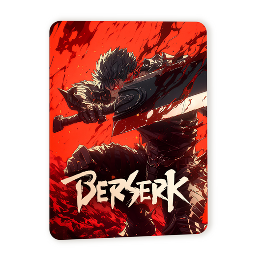 Poster in Alluminio Berserk - Gatsu Red