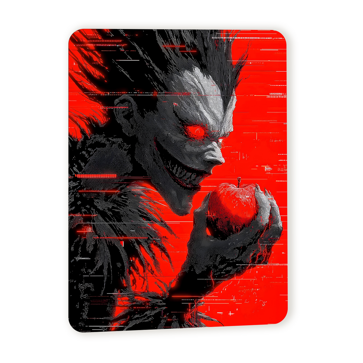 Poster in Alluminio Death Note - Ryuk Red