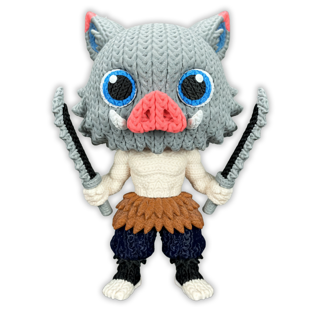 Demon Slayer - Inosuke - Amigurumi 3D