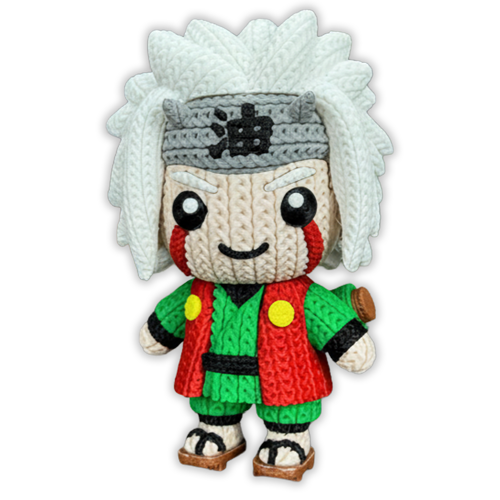 Naruto - Jiraiya - Amigurumi 3D