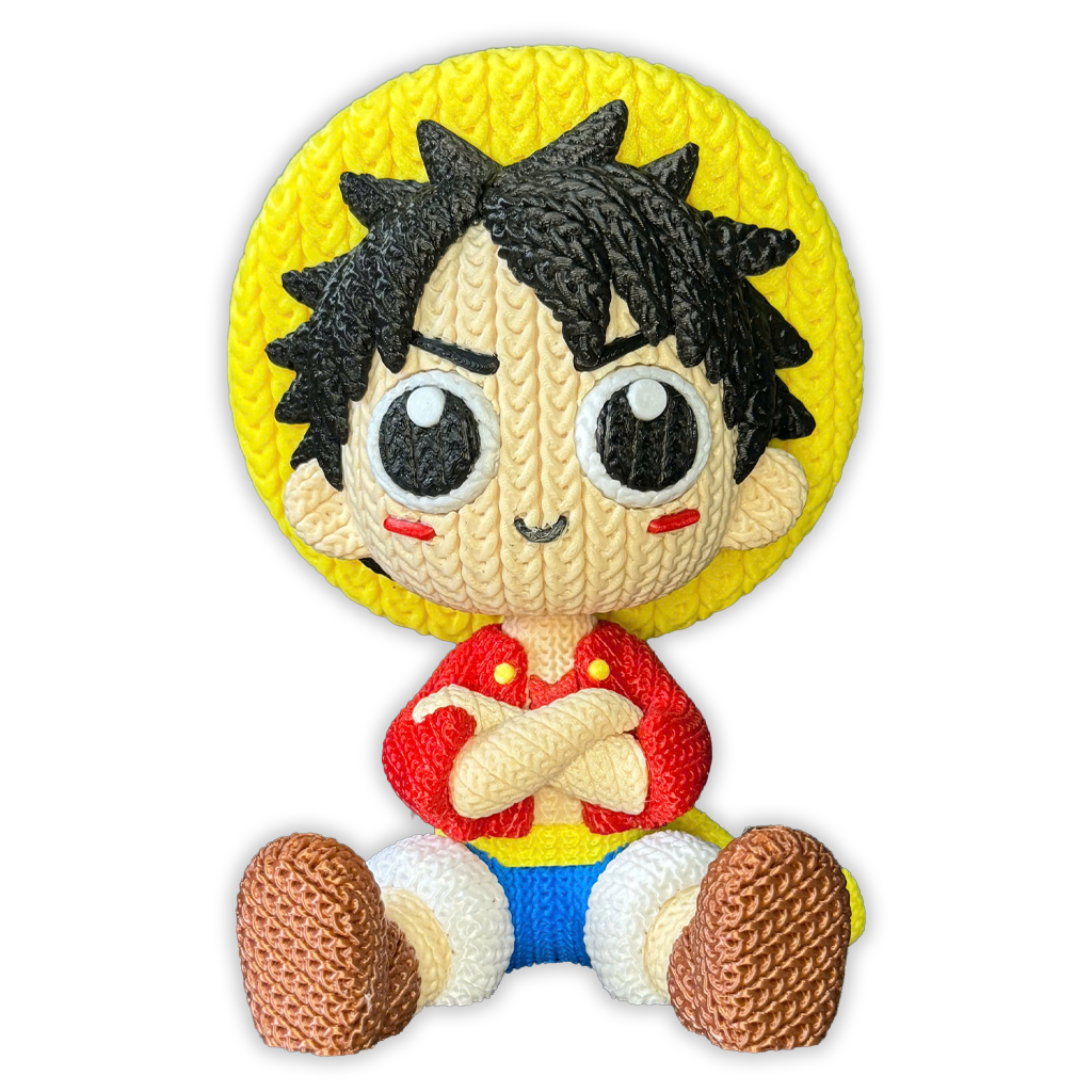 One Piece - Luffy - Amigurumi 3D