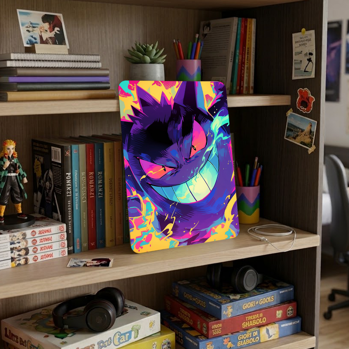 Poster in Alluminio Pokemon - Gengar Pop