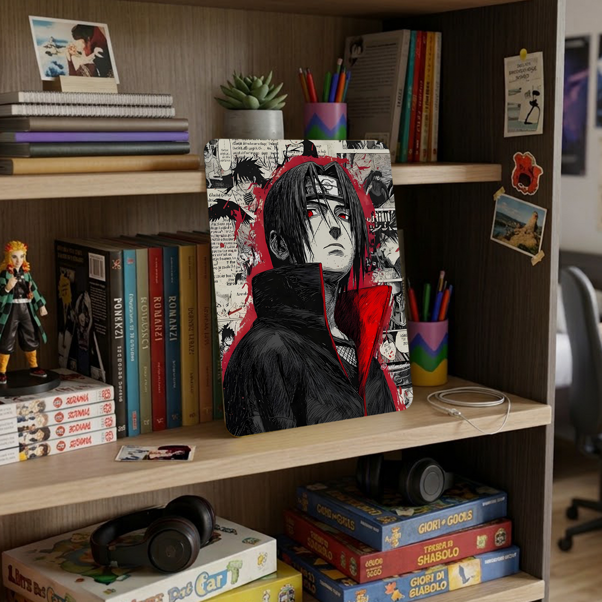 Poster in Alluminio Naruto - Itachi Post