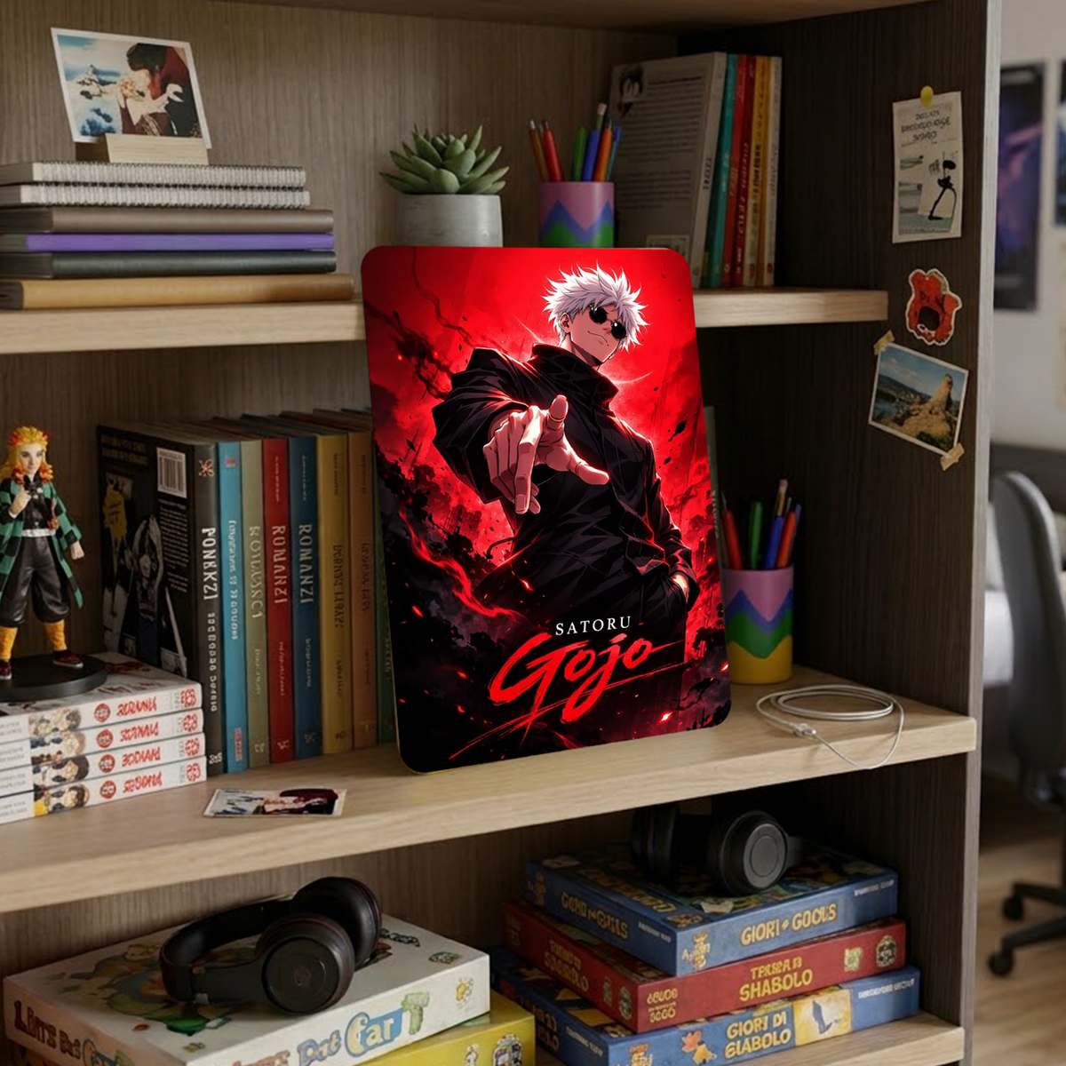 Poster in Alluminio Jujutsu Kaisen - Gojo Red