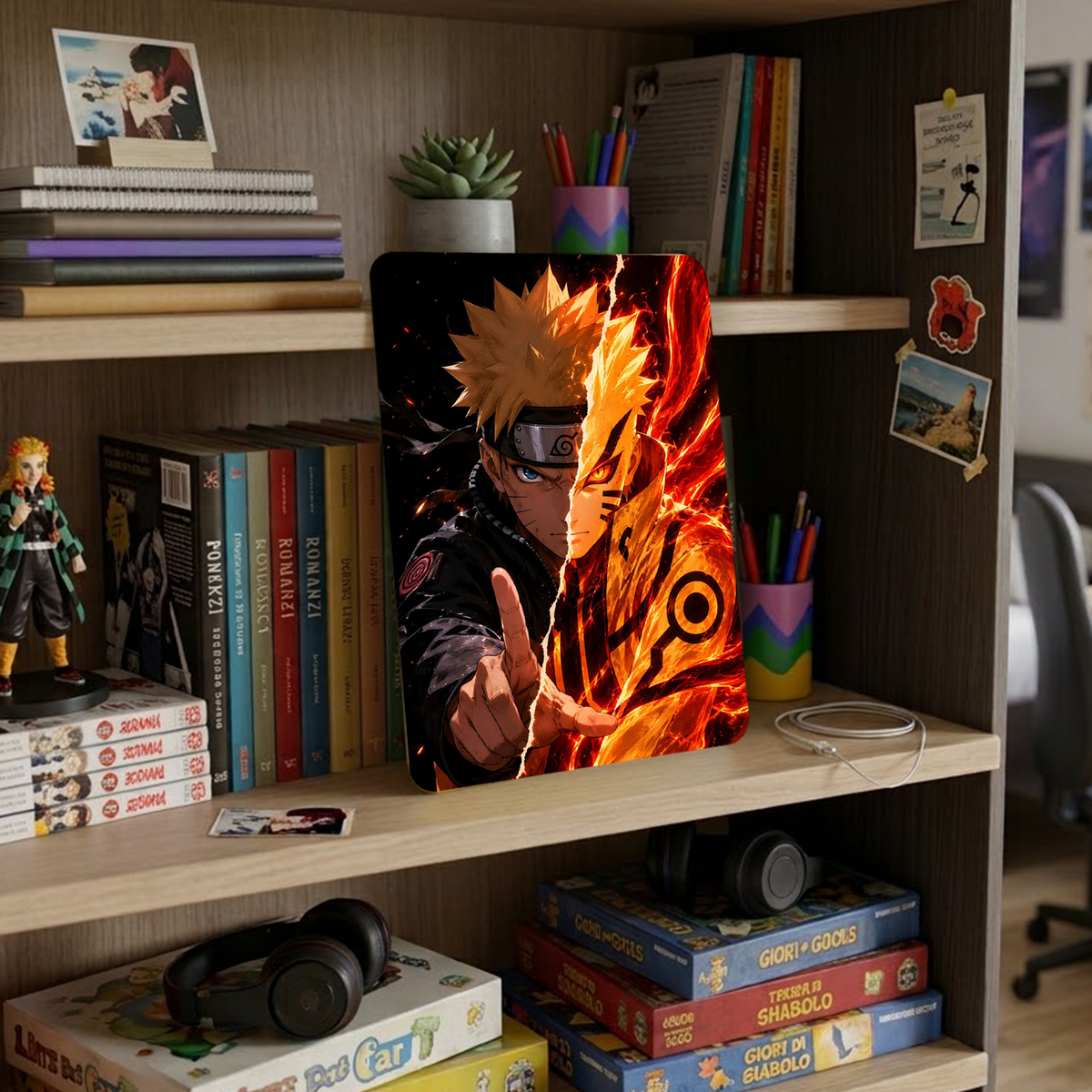 Poster in Alluminio Naruto - Naruto Dual Face