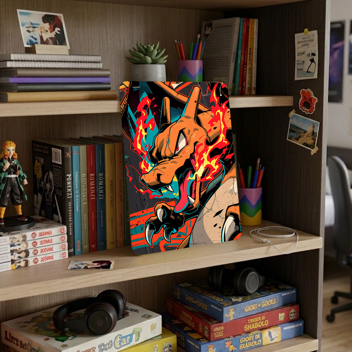 Poster in Alluminio Pokemon - Charizard Pop