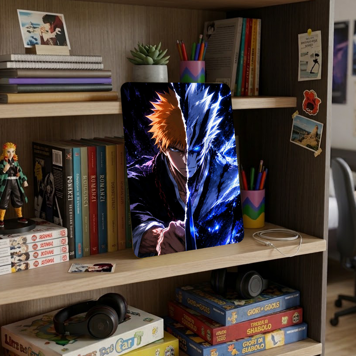 Poster in Alluminio Bleach - Ichigo Dual Face