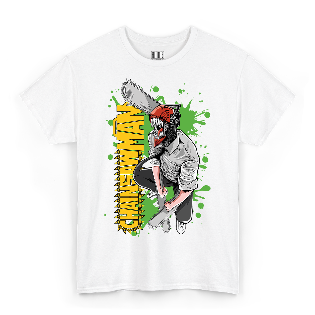 T-shirt Chainsaw Man - Denji Green