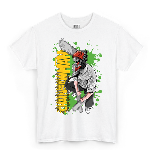 T-shirt Chainsaw Man - Denji Green