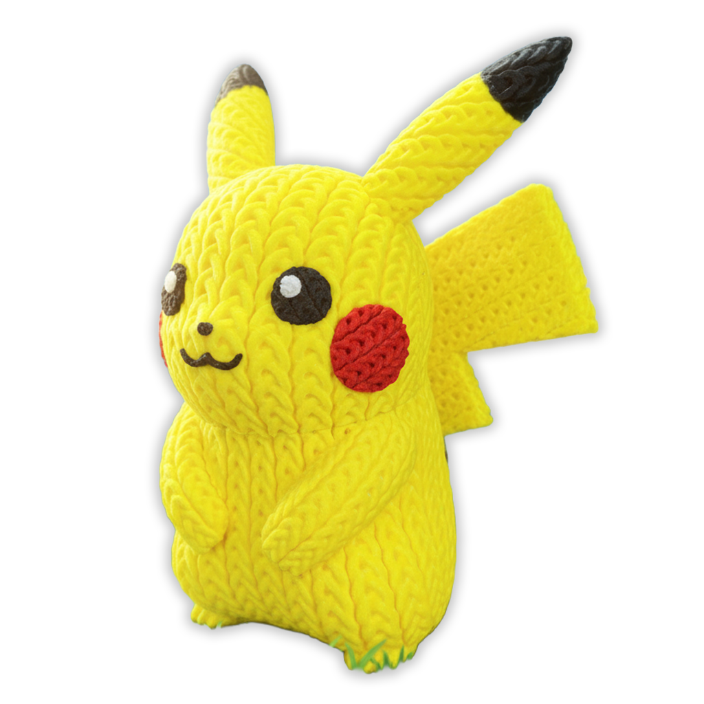 Pokemon - Pikachu - Amigurumi 3D