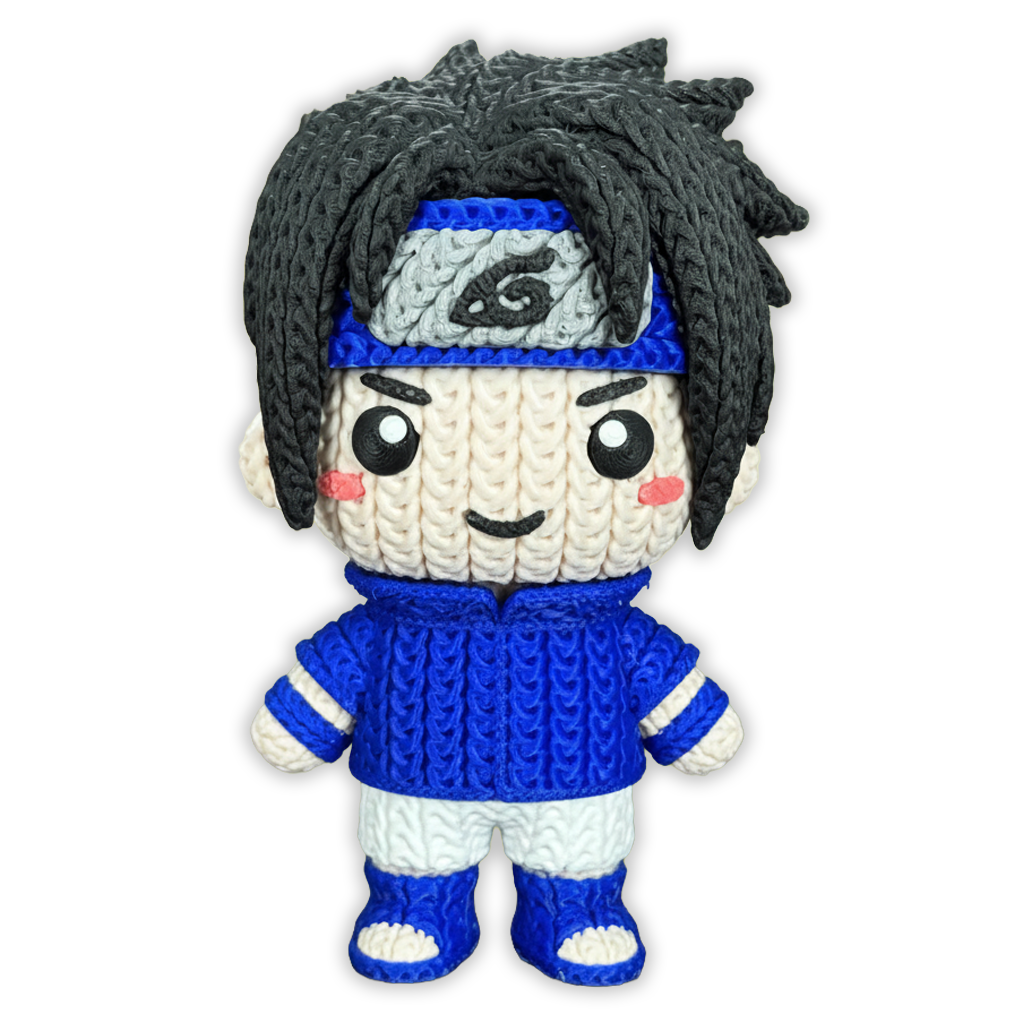 Naruto - Sasuke - Amigurumi 3D