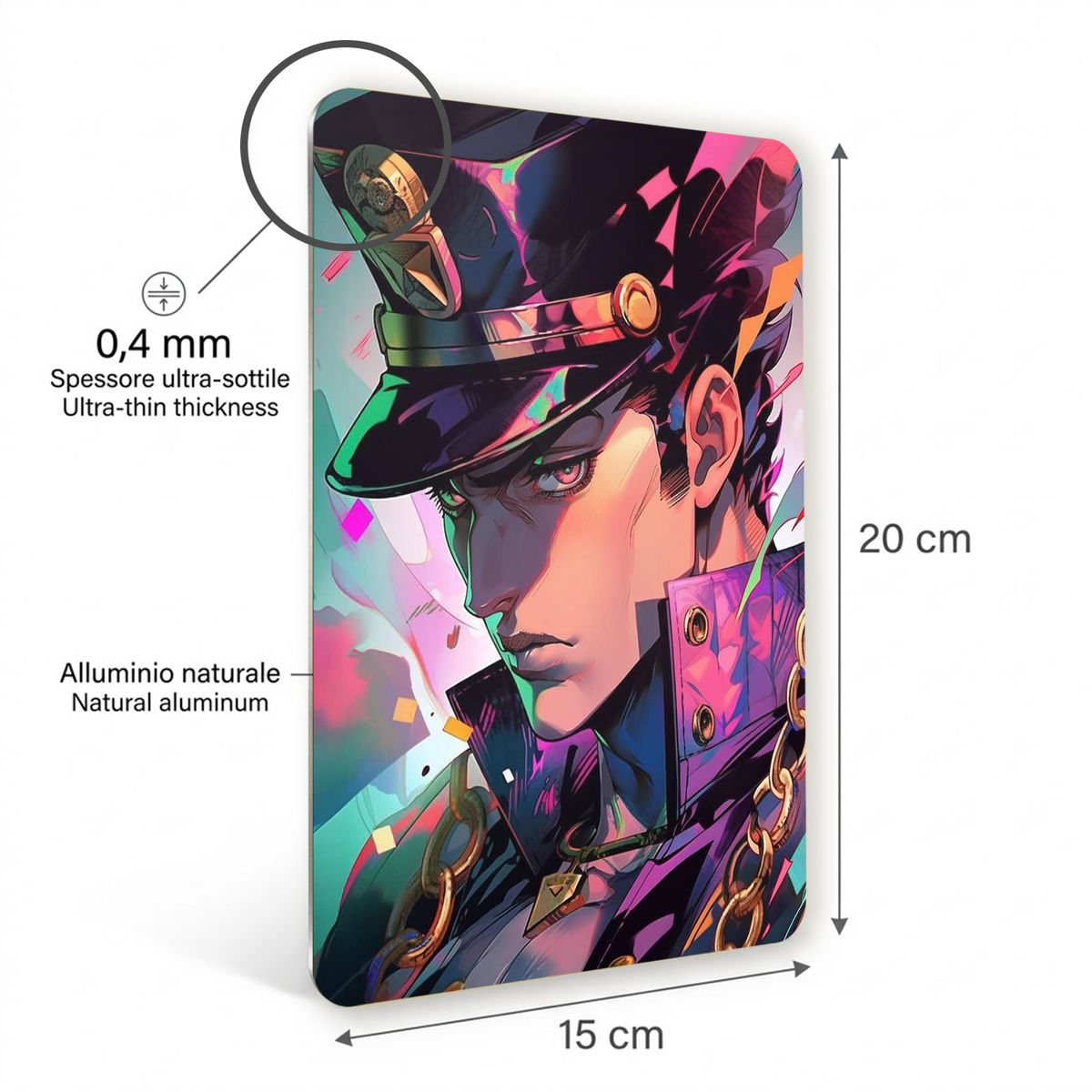 Poster in Alluminio Le Bizzarre avventure di Jojo - JOJO